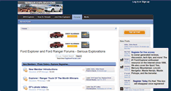 Desktop Screenshot of explorerforum.com