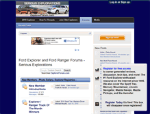 Tablet Screenshot of explorerforum.com